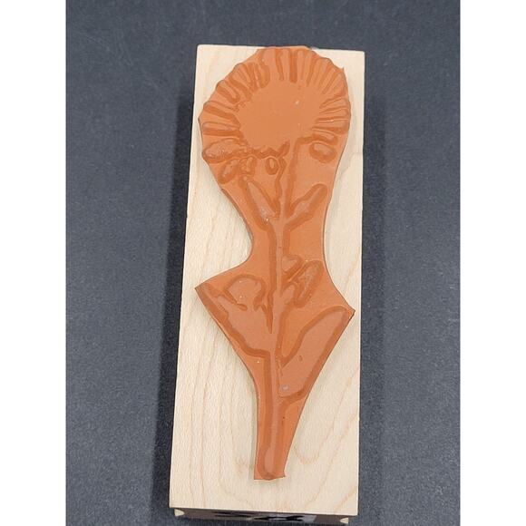 Hero Rubber Stamp Sunflower Daisy Craft Card Paper Scrapbook - Picture 5 of 5